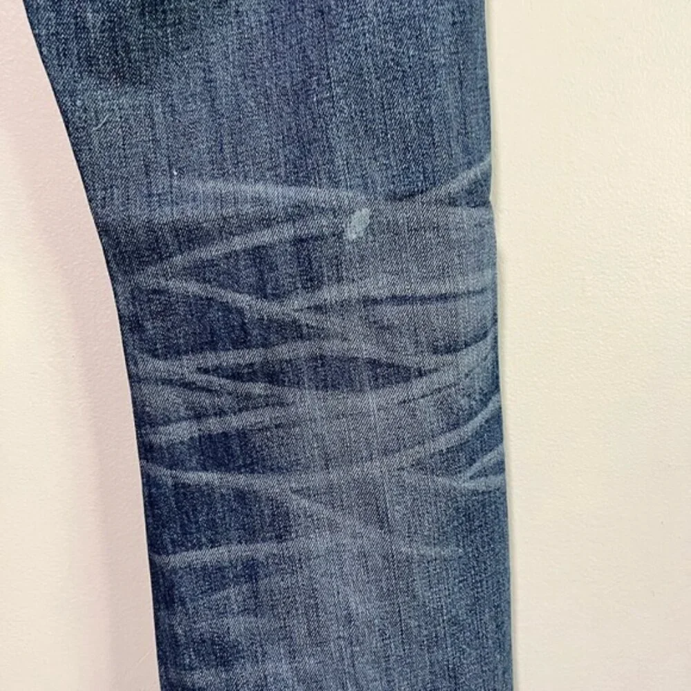 True Religion Men’s Straight Distressed Jeans – Size 30, Made in USA